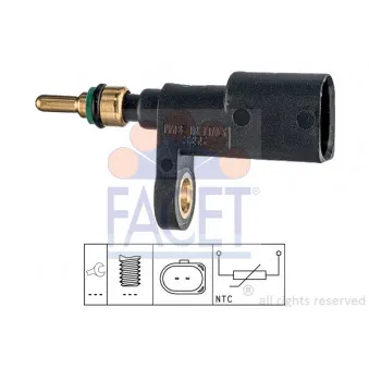 Sonde de température, liquide de refroidissement FACET 7.3355