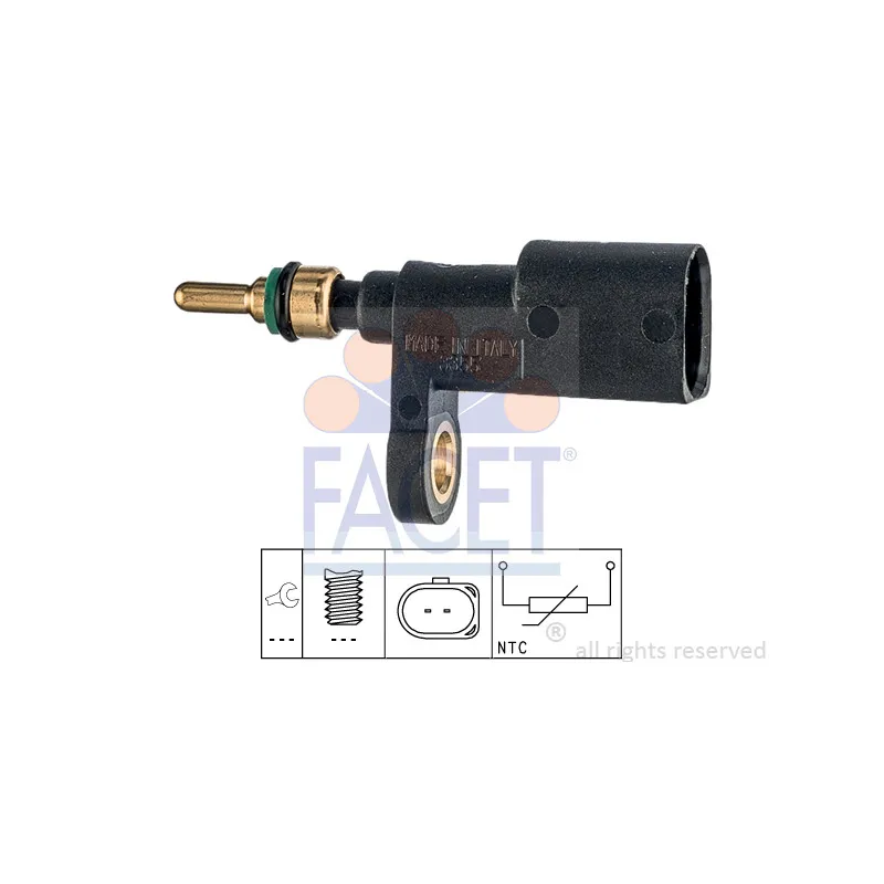 Sonde de température, liquide de refroidissement FACET 7.3355