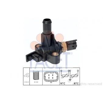 Sonde de température, liquide de refroidissement FACET 7.3359
