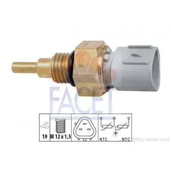 Sonde de température, liquide de refroidissement FACET 7.3368