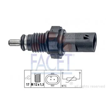 Sonde de température, liquide de refroidissement FACET 7.3375