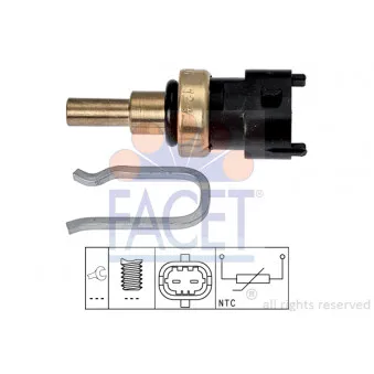 Sonde de température, liquide de refroidissement FACET 7.3395