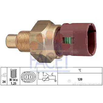 Sonde de température, liquide de refroidissement FACET 7.3534
