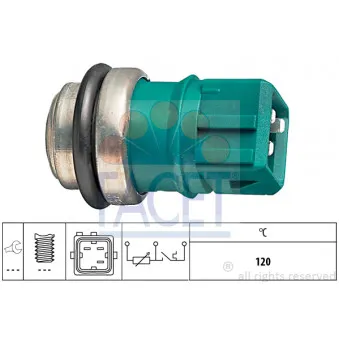 Sonde de température, liquide de refroidissement FACET 7.3550