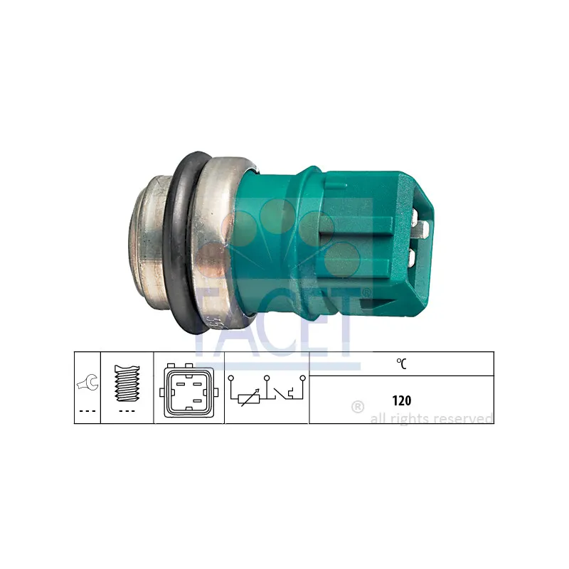 Sonde de température, liquide de refroidissement FACET 7.3550