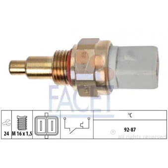 Interrupteur de température, ventilateur de radiateur FACET 7.5029