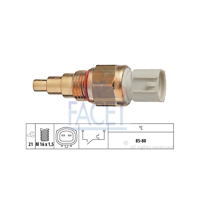 Interrupteur de température, ventilateur de radiateur FACET 7.5109