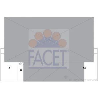 Interrupteur de température, ventilateur de radiateur FACET 7.5155