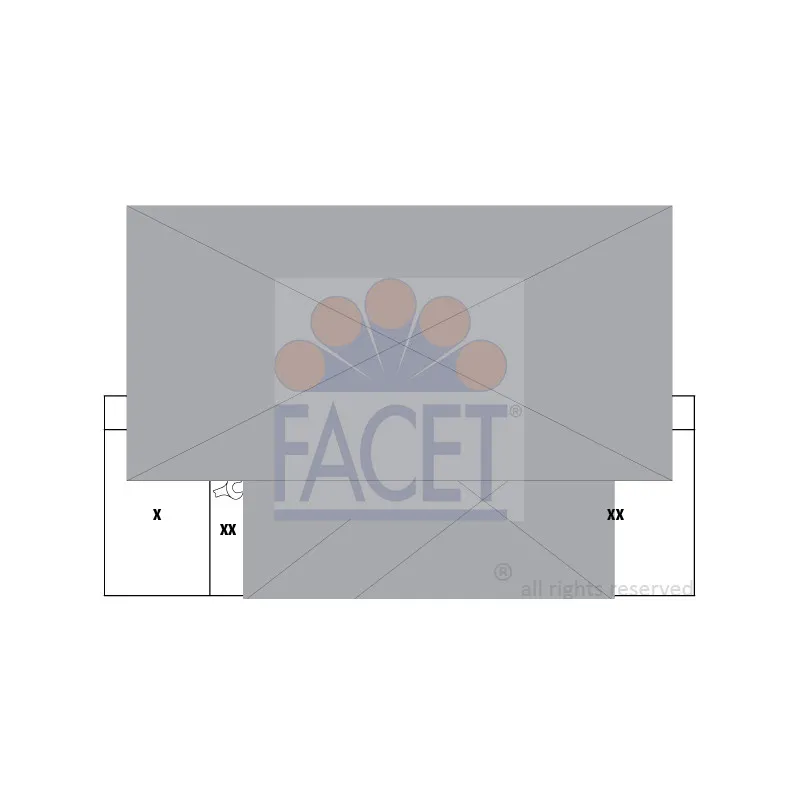 Interrupteur de température, ventilateur de radiateur FACET 7.5155