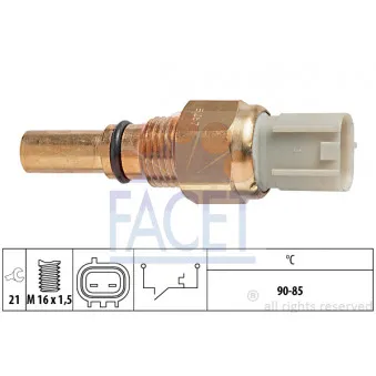 Interrupteur de température, ventilateur de radiateur FACET 7.5267