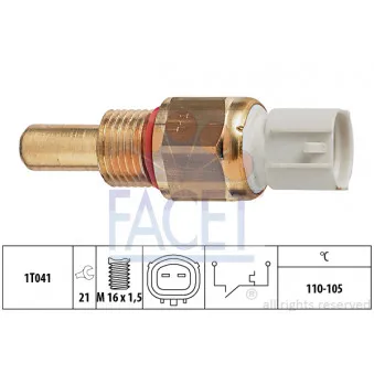 Interrupteur de température, ventilateur de radiateur FACET 7.5274
