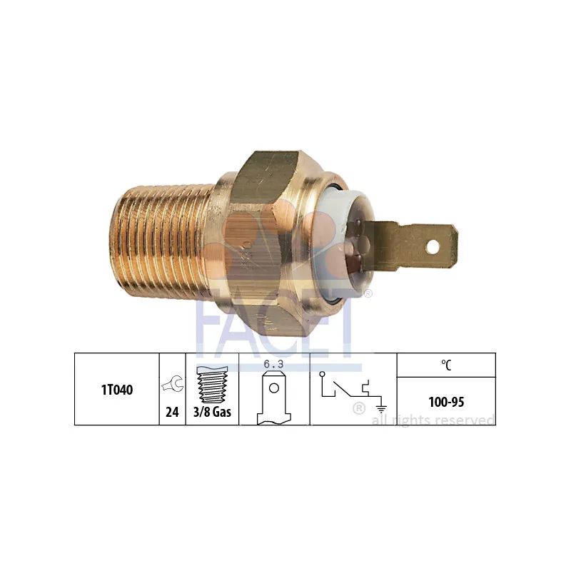 Interrupteur de température, ventilateur de radiateur FACET 7.5276