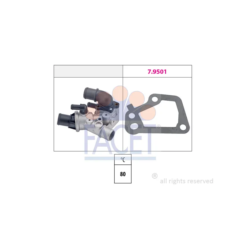 Thermostat d'eau FACET 7.8097
