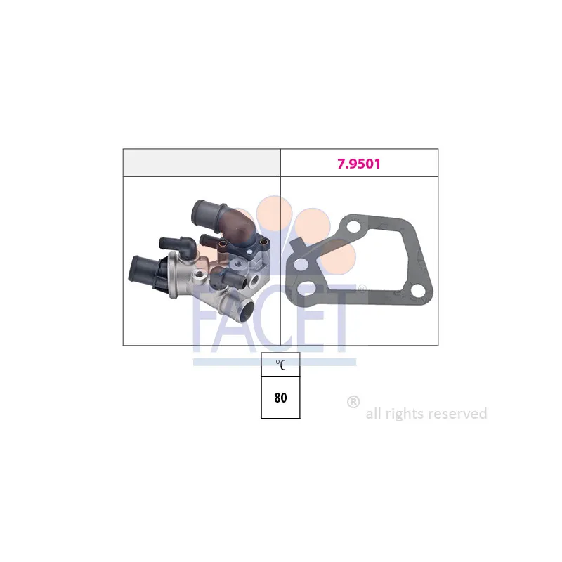 Thermostat d'eau FACET 7.8104