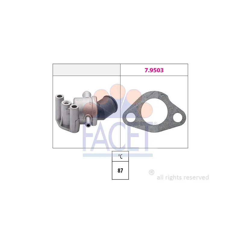 Thermostat d'eau FACET 7.8107