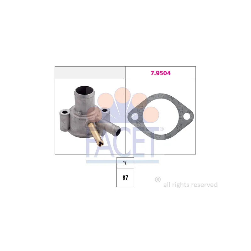 Thermostat d'eau FACET 7.8112