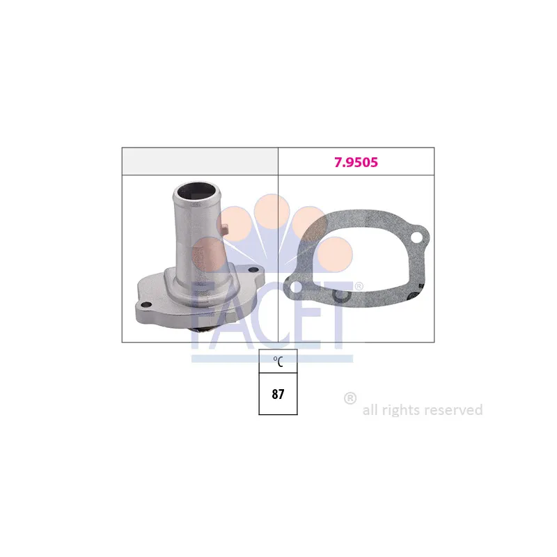 Thermostat d'eau FACET 7.8124