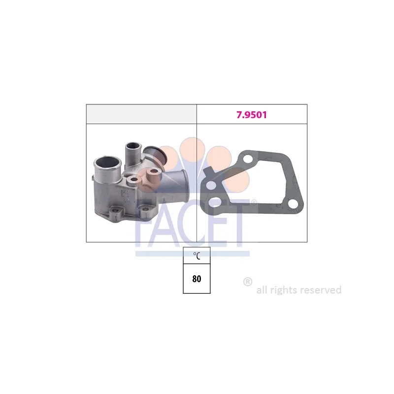 Thermostat d'eau FACET 7.8125