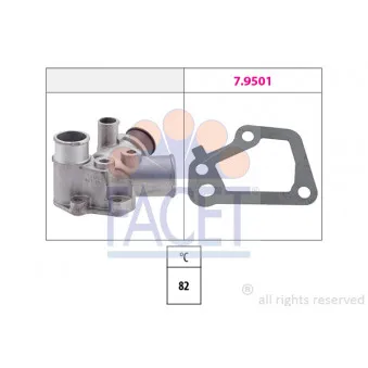 Thermostat d'eau FACET 7.8128