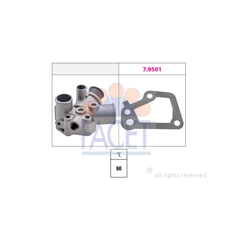 Thermostat d'eau FACET 7.8144