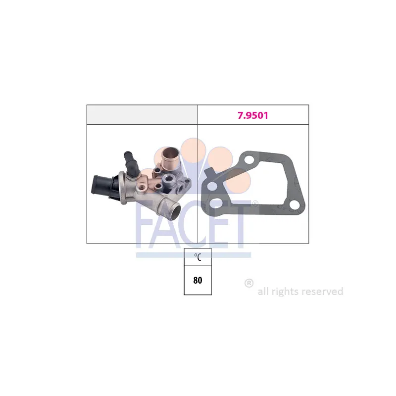 Thermostat d'eau FACET 7.8152