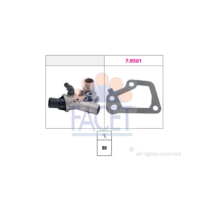 Thermostat d'eau FACET 7.8153