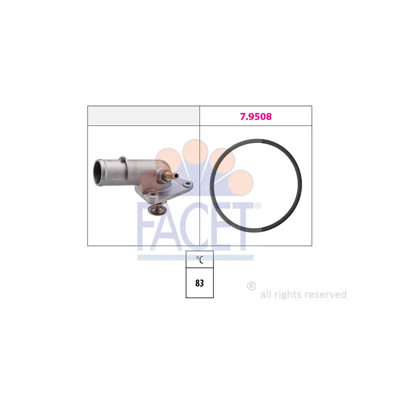 Thermostat d'eau FACET 7.8166