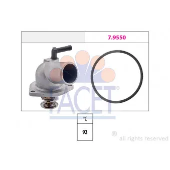 Thermostat d'eau FACET 7.8174