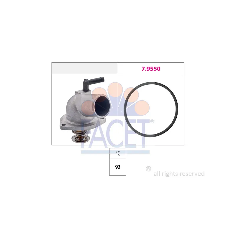 Thermostat d'eau FACET 7.8174