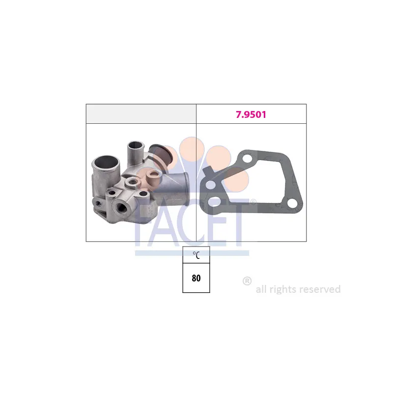 Thermostat d'eau FACET 7.8175