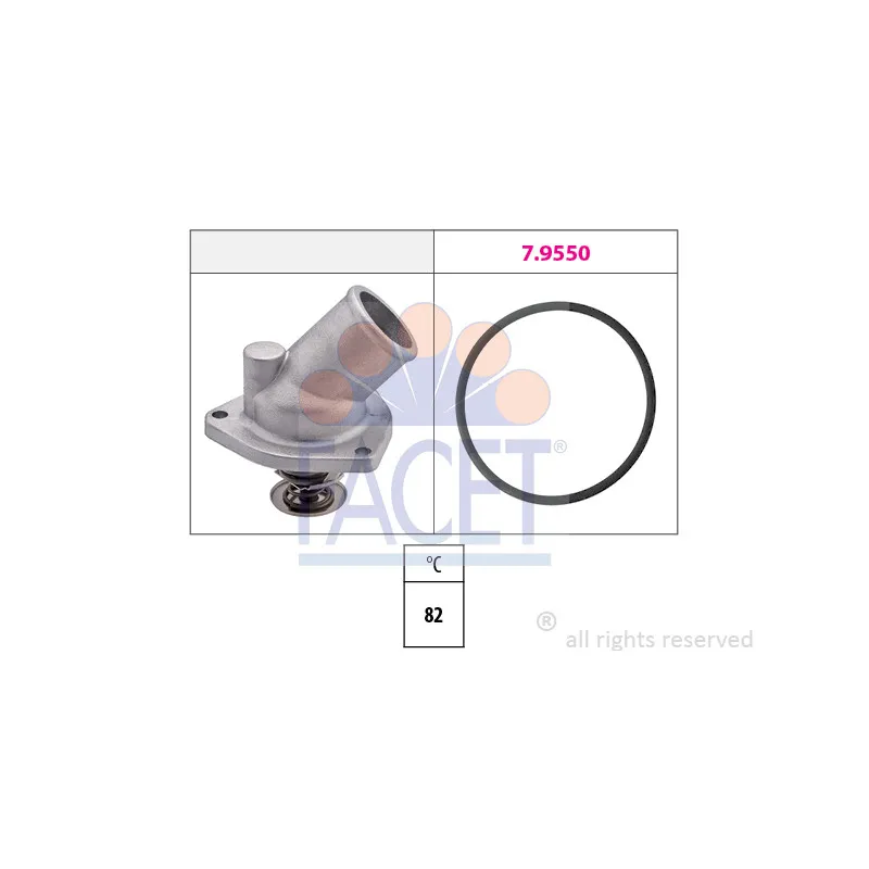 Thermostat d'eau FACET 7.8197