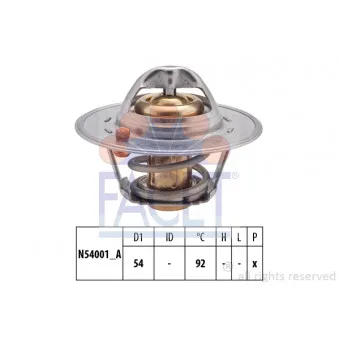 Thermostat d'eau FACET 7.8204S