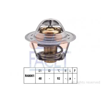 Thermostat d'eau FACET 7.8207S