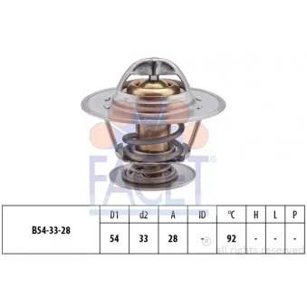 Thermostat d'eau FACET 7.8213S