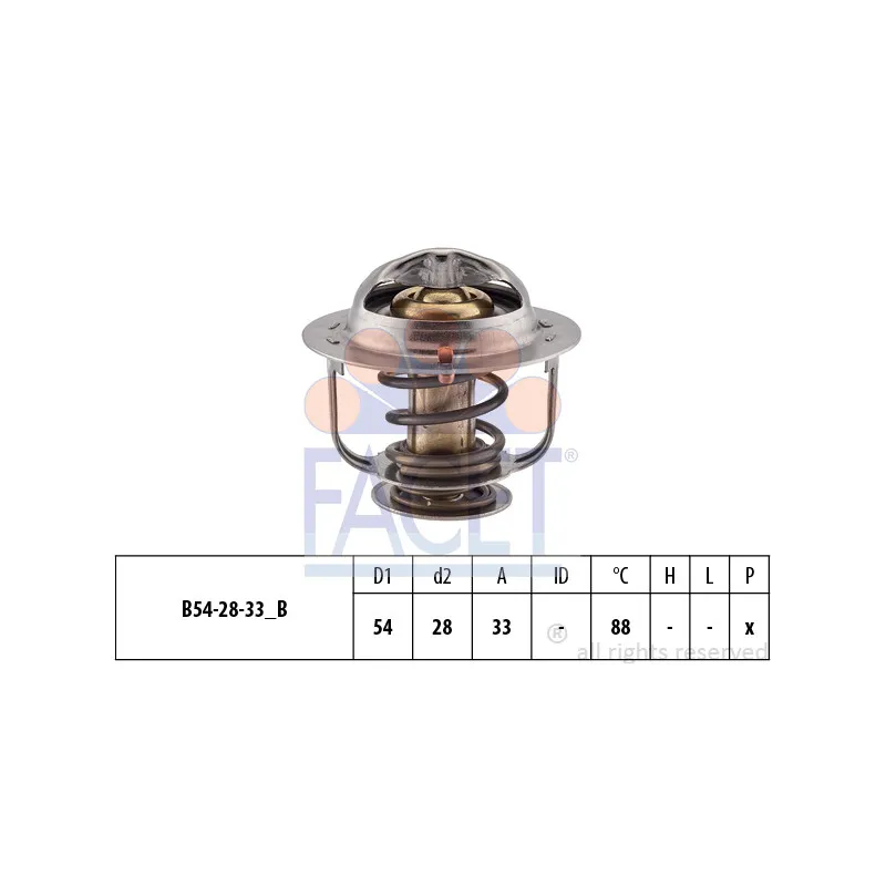 Thermostat d'eau FACET 7.8216S