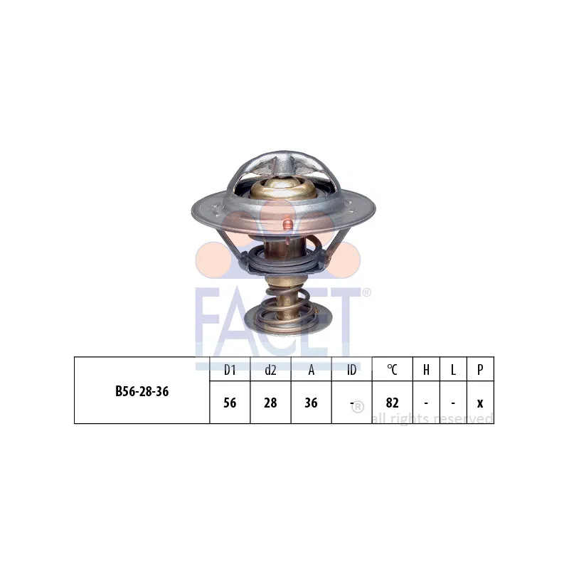 Thermostat d'eau FACET 7.8222S