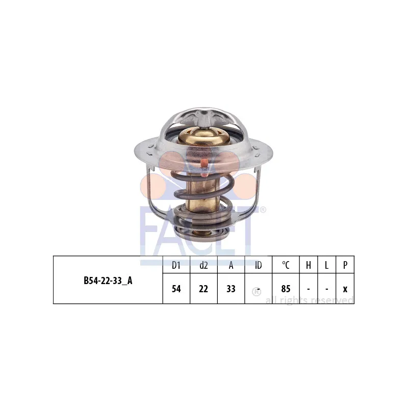 Thermostat d'eau FACET 7.8224S