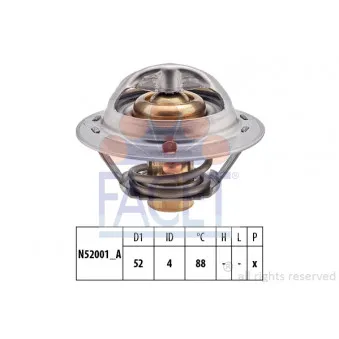 Thermostat d'eau FACET 7.8232S
