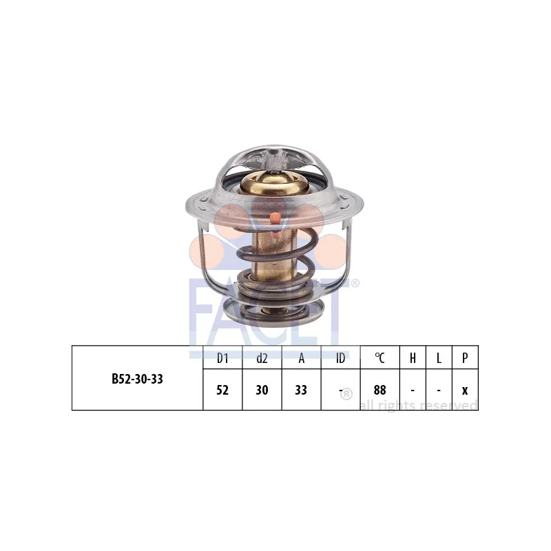 Thermostat d'eau FACET 7.8238S