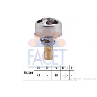 Thermostat d'eau FACET 7.8246