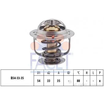 Thermostat d'eau FACET 7.8248S