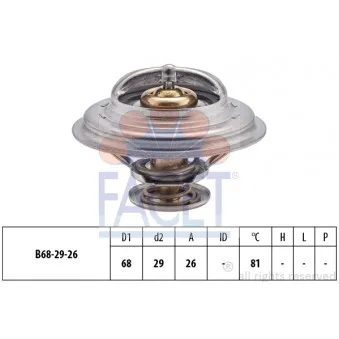 Thermostat d'eau FACET 7.8250S