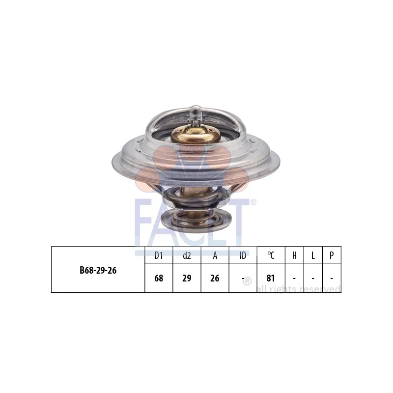 Thermostat d'eau FACET 7.8250S