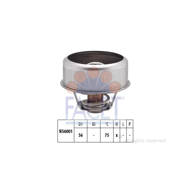 Thermostat d'eau FACET 7.8252