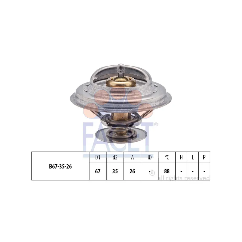 Thermostat d'eau FACET 7.8258S