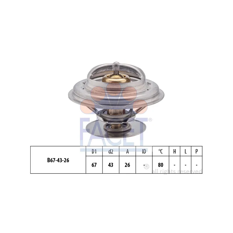 Thermostat d'eau FACET 7.8260S