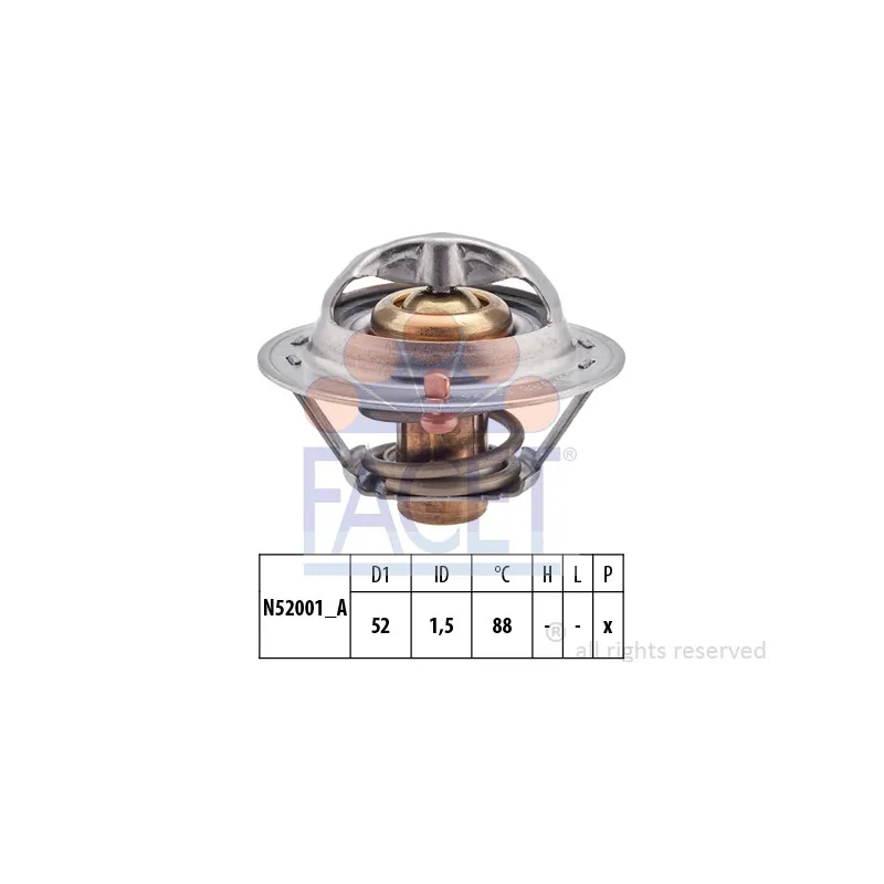 Thermostat d'eau FACET 7.8266S