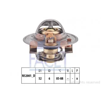 Thermostat d'eau FACET 7.8272S