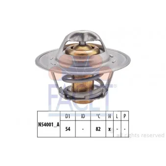 Thermostat d'eau FACET 7.8273S