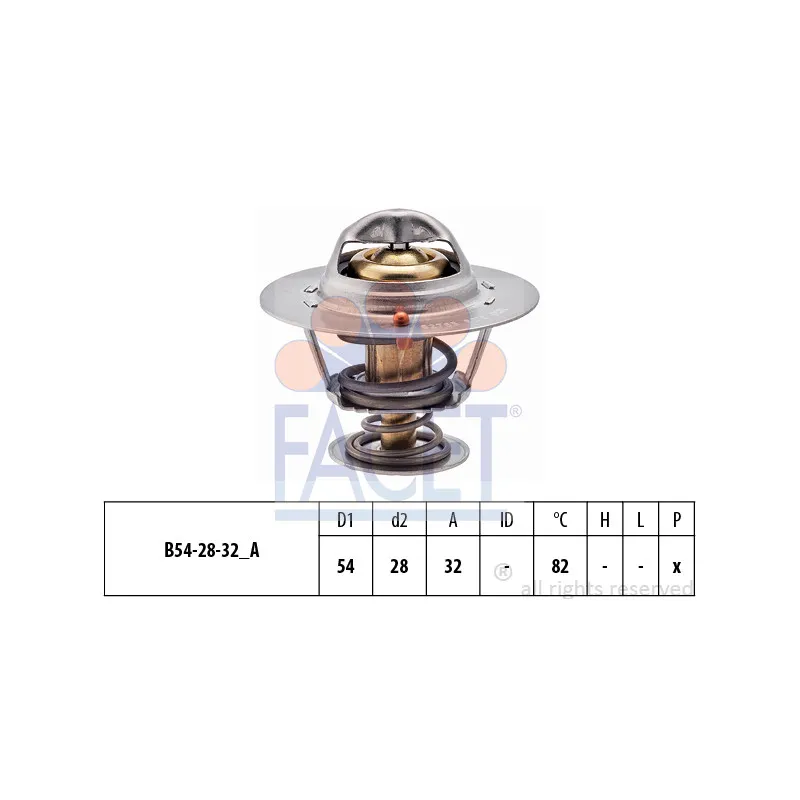 Thermostat d'eau FACET 7.8276S